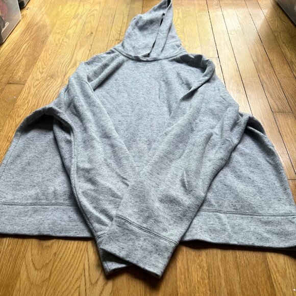 Banana Republic Size XXL Gray Hooded Long Sleeve Pullover Hoodie Sweatshirt - Picture 6 of 13